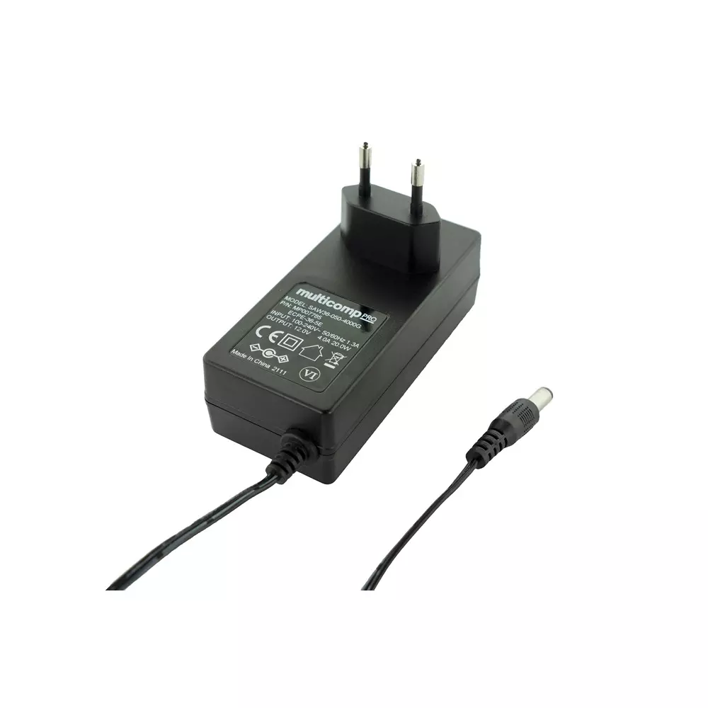 MULTICOMP PRO AC/DC Power Supply 1 Output 12 VDC 36 W, MP007786