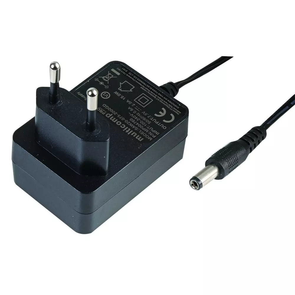 MULTICOMP PRO AC/DC Power Supply 1 Output 7.5 VDC 15 W, MP004760