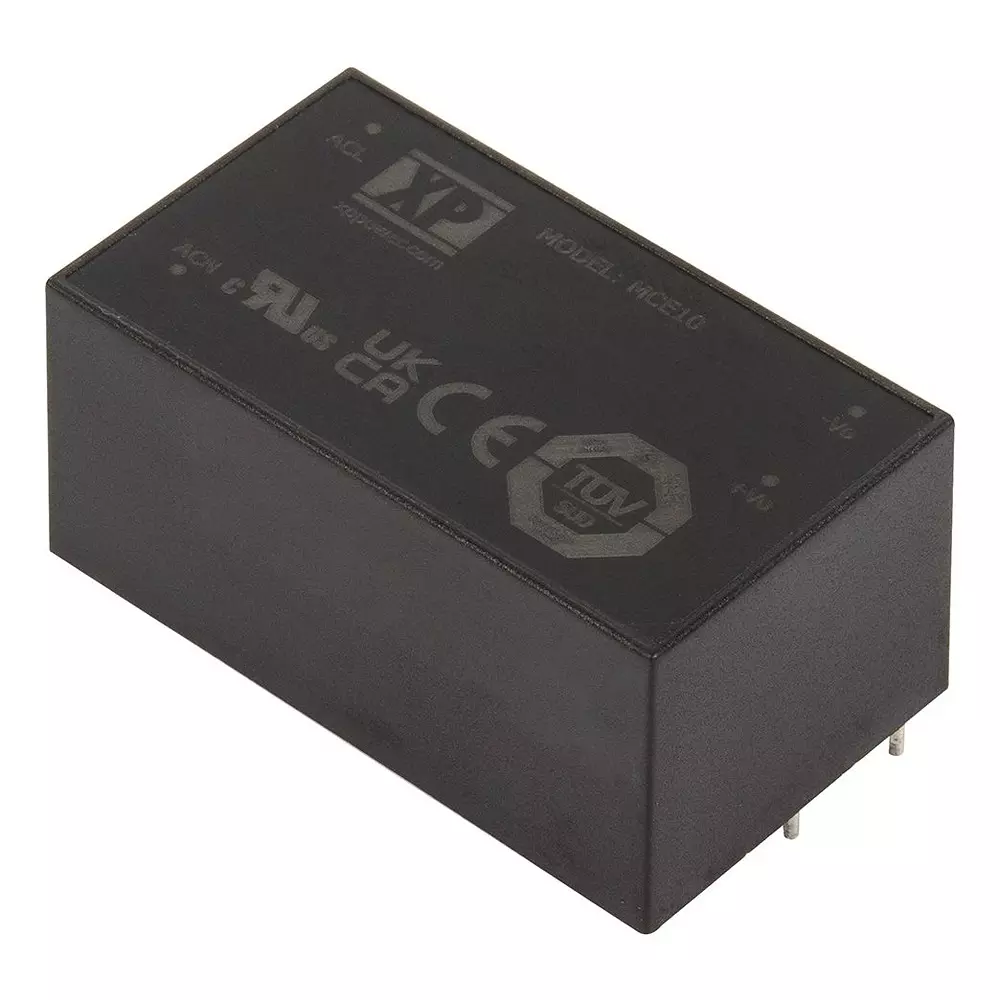 XP POWER AC-DC Power Supply 1 Output 8 W Max Power 2.4 Amp Current, MCE10US03-P