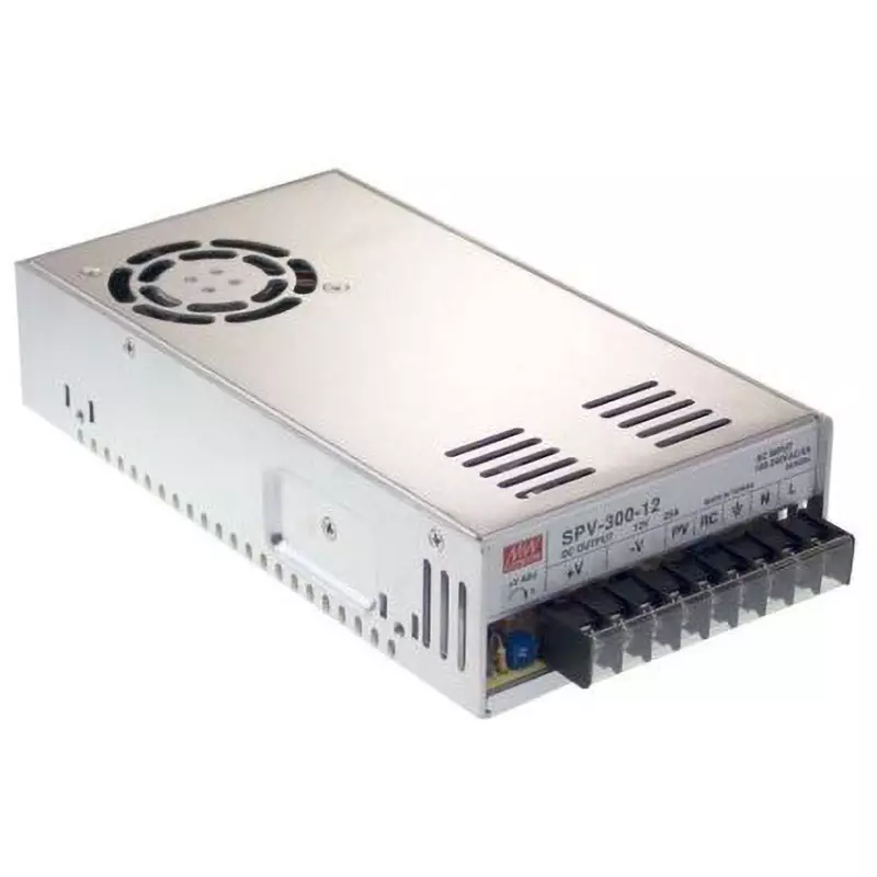 Mean Well Switching Power Supply 124 to 370 V DC, 88 to 264 V AC Input Voltage, SPV-300-12RS