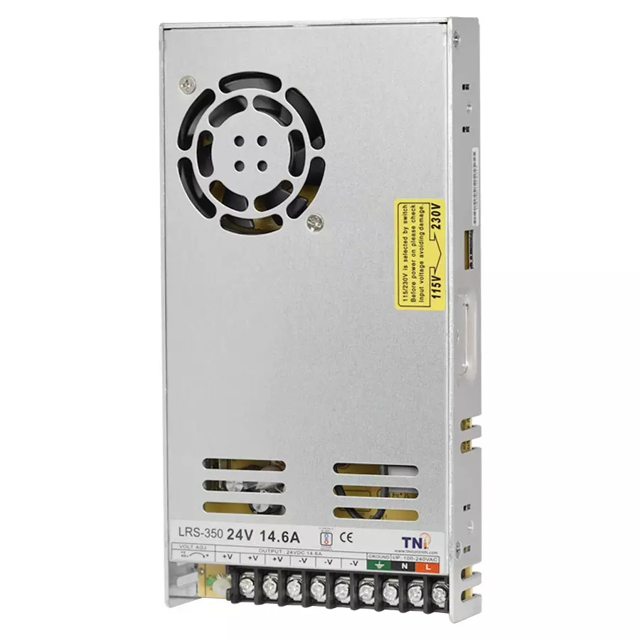 TNI 350 W Switch Mode Power Supply Single Volt Series 48 V Rating, 7.3 A Current and Size 215x115x30 mm, LRS-350-48