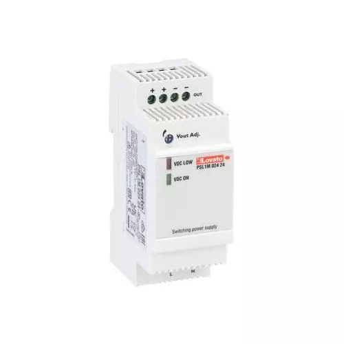 Lovato AC-DC Power Supply 1 Output 24 W Maximum Output Power, PSL1M02424