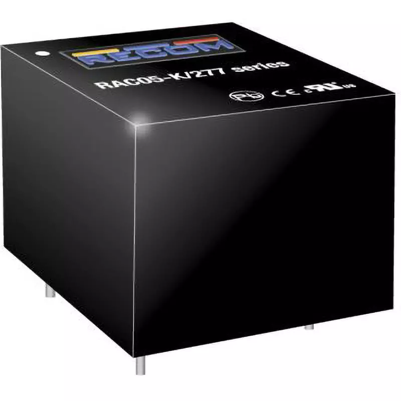 RECOM Switching Power Supply 5 W Rated Power 210 mA Output Current, RAC05-24SK/277/W (Pack of 24)