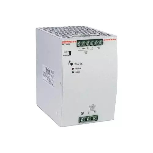 Lovato AC-DC Power Supply 1 Output 10 Amp Current 24 V DC, PSL124024