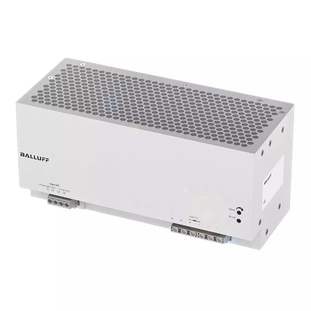 BALLUFF Power Supply DIN Rail Mount for Control Cabinet Metal 40 A 960 W, BAE0118