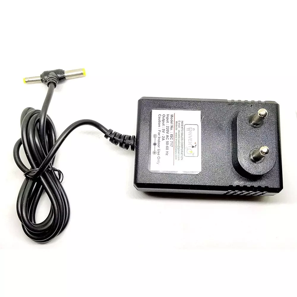 invento-dc-power-supply-adaptor-10-w-power-5-v2-a-output-voltagecurrent-with-adjustable-voltage-regulator-isc-717-v3-pack-of-5-kit
