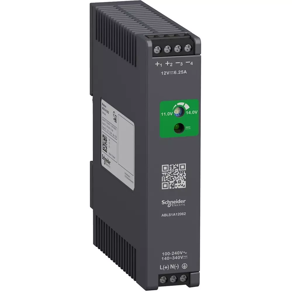 Pro-face Switching Power Supply 75.0 w Output 6.25 a Output Current 12 V Output Voltage ABLS1A12062