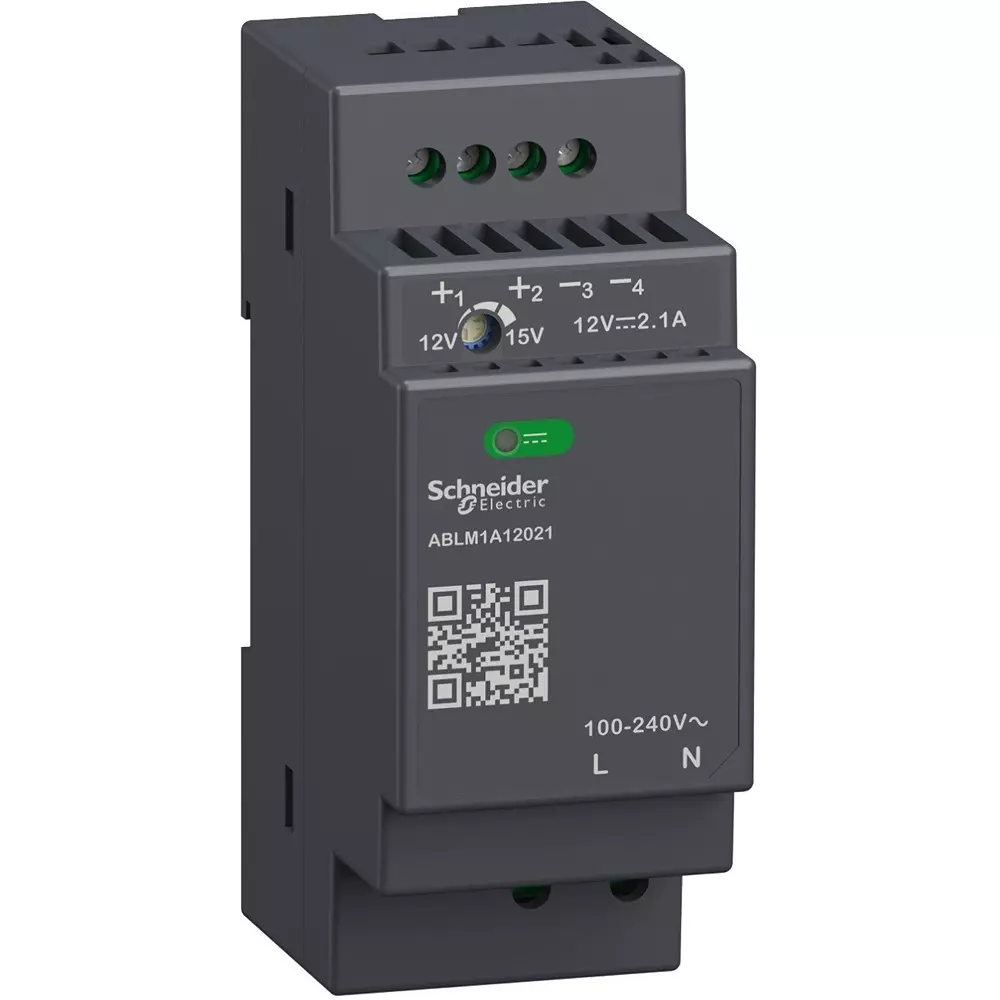 Pro-face Switching Power Supply 25.0 w Output 2.1 a Output Current 12 Vdc Output Voltage ABLM1A12021