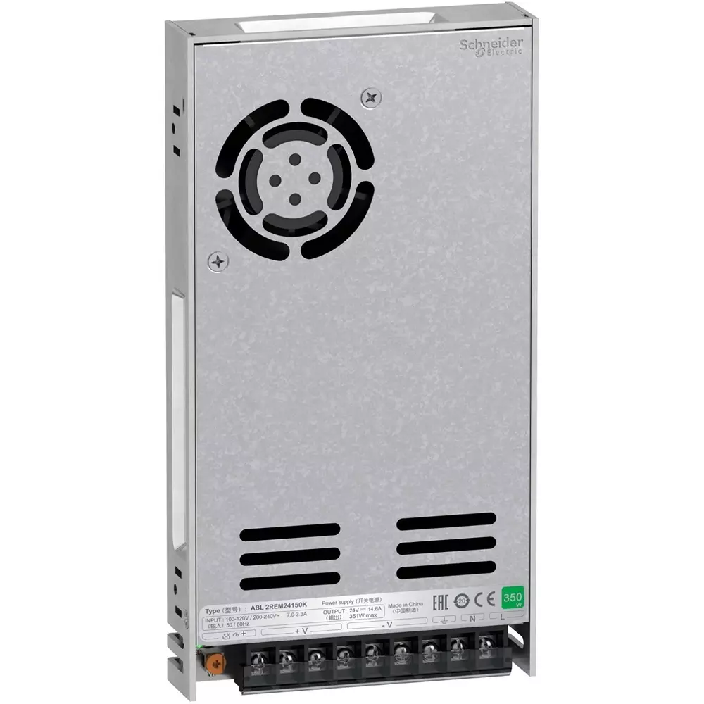 Pro-face Switching Power Supply Single phase 100 to 240ac Input Voltage Tolerance 351 W Output Capacity ABL2REM24150K