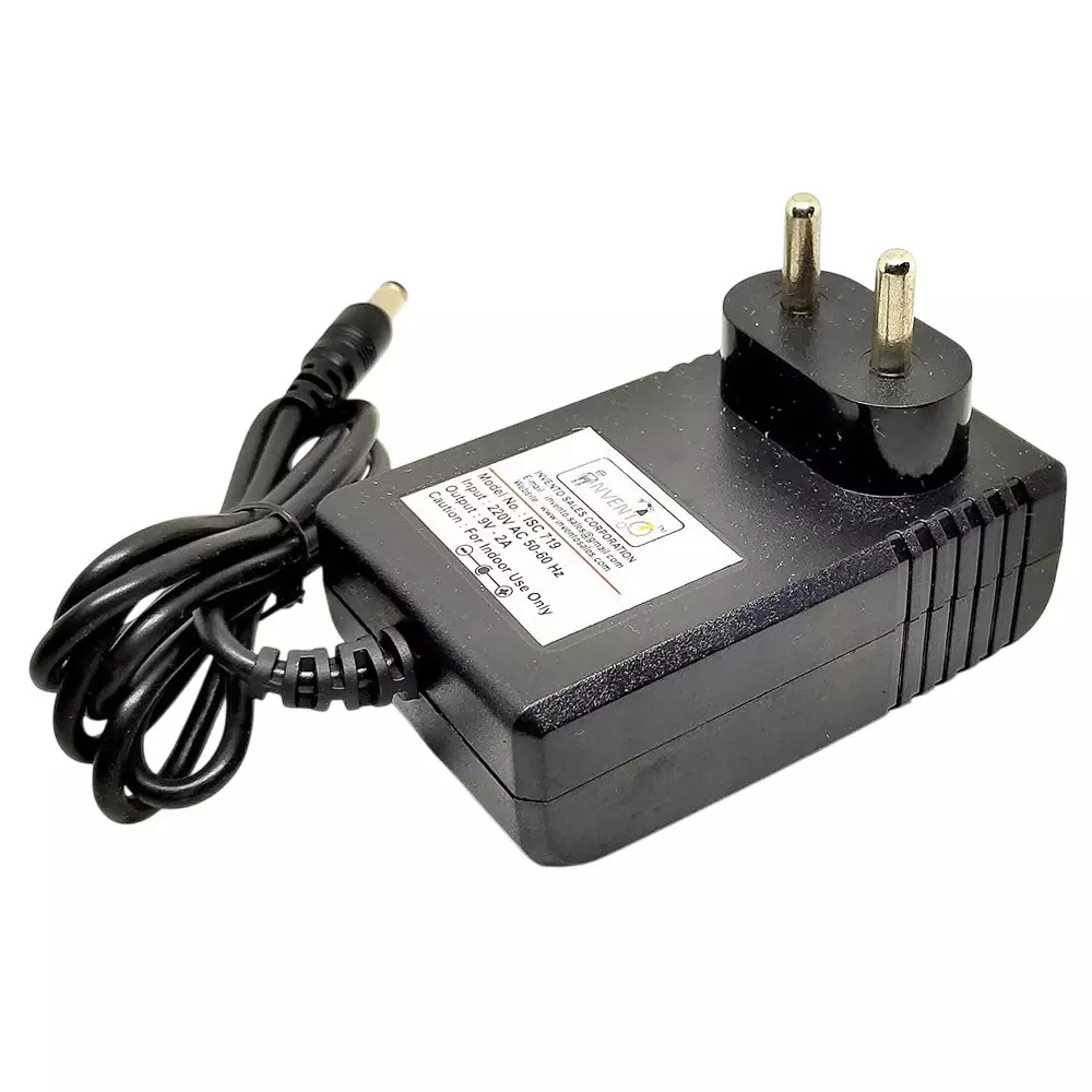 invento-dc-power-supply-adaptor-18-w-power-9-v2-a-output-voltagecurrent-with-1-m-cable-length-isc-719-y
