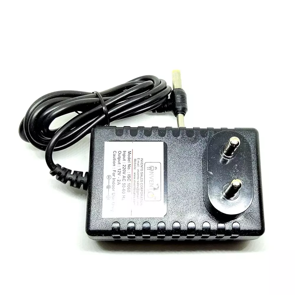 invento-dc-power-supply-adaptor-12-v-2-a-55x25-mm-24-w-20-awg-dc-jack-silicone-wire-with-alligator-clip-isc-194-cl2-pack-of-4-kit
