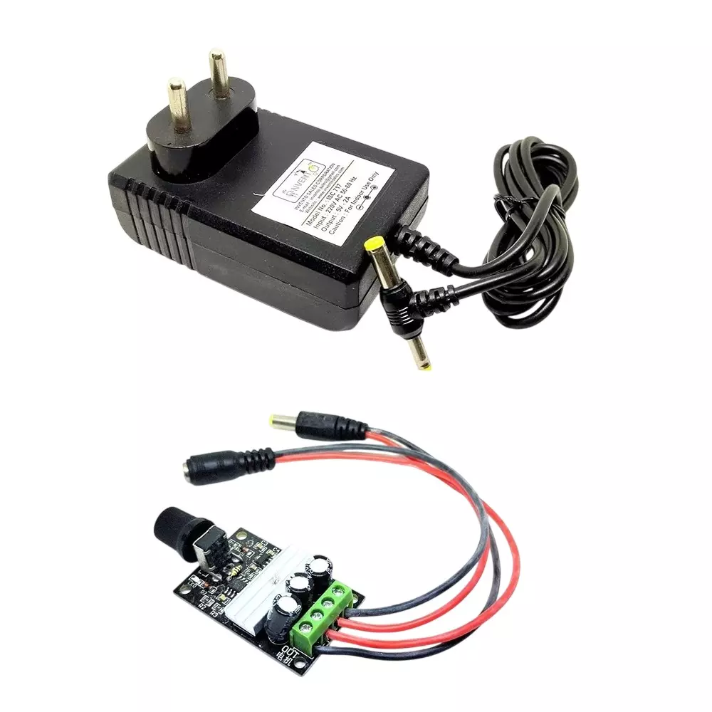 Invento DC Power Supply Adaptor 10 W Power 5 V/2 A Output Voltage/Current with Adjustable Voltage Regulator, ISC 717-V2 (Pack of 4 Kit)