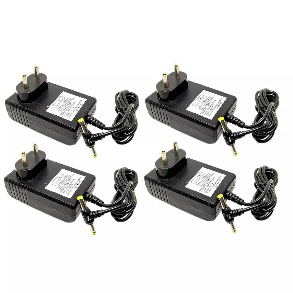 Invento DC Power Supply Adaptor 10 W Power 5 V/2 A Output Voltage/Current with 1 m Cable Length, ISC 717-X2 (Pack of 4 Pcs)
