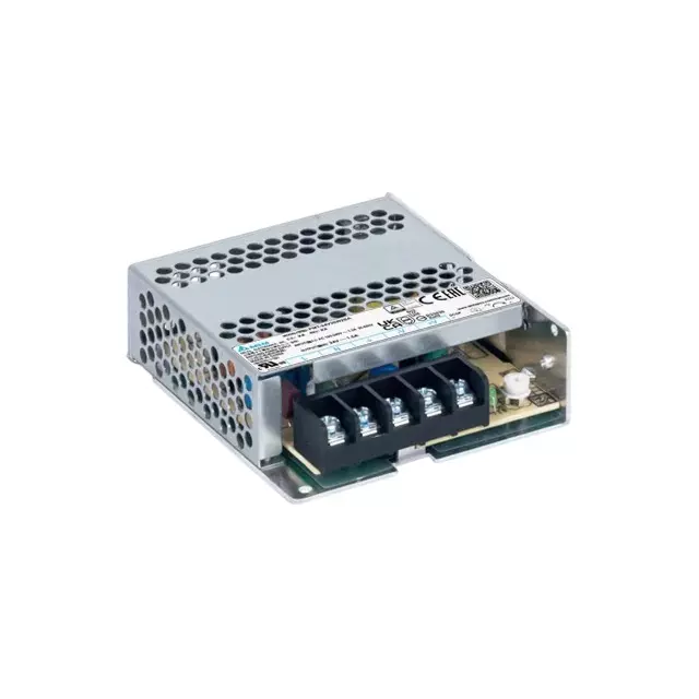 Delta Enclosed AC DC Converters with 90-264 V AC Input Voltage, 12 V Output Voltage and 4.2 A Current. PMT-12V50W2BA