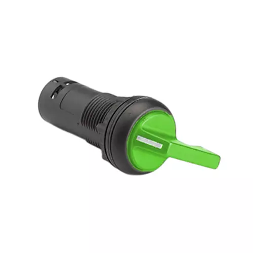 ESBEE Lever Head Actuator Contact 6 - 1 NO + 1 NC (Right NO) 3 Position Non Spring Return Green, EE6GLL1