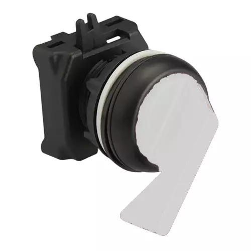 ESBEE Lever Head Selector Actuator 2 Position Spring Return White, EMNWLI1