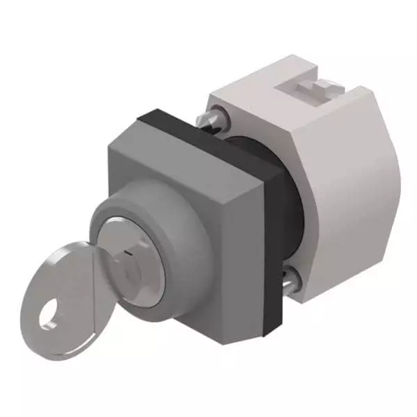 EAO Switch Actuator Gray for Keylock Switches, 704.341.0