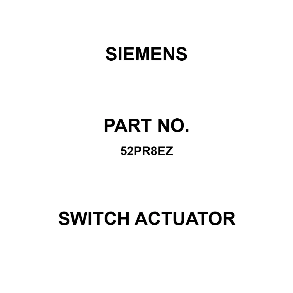 Siemens No Head Switch Actuator for 30 mm 2-Position Pushbutton Switches, 52PR8EZ