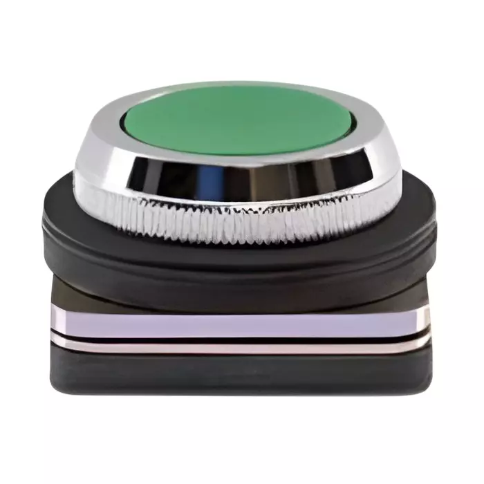 Teknic Non Illuminated Actuator Flush Momentary Green 30.5 mm Diameter, AF3