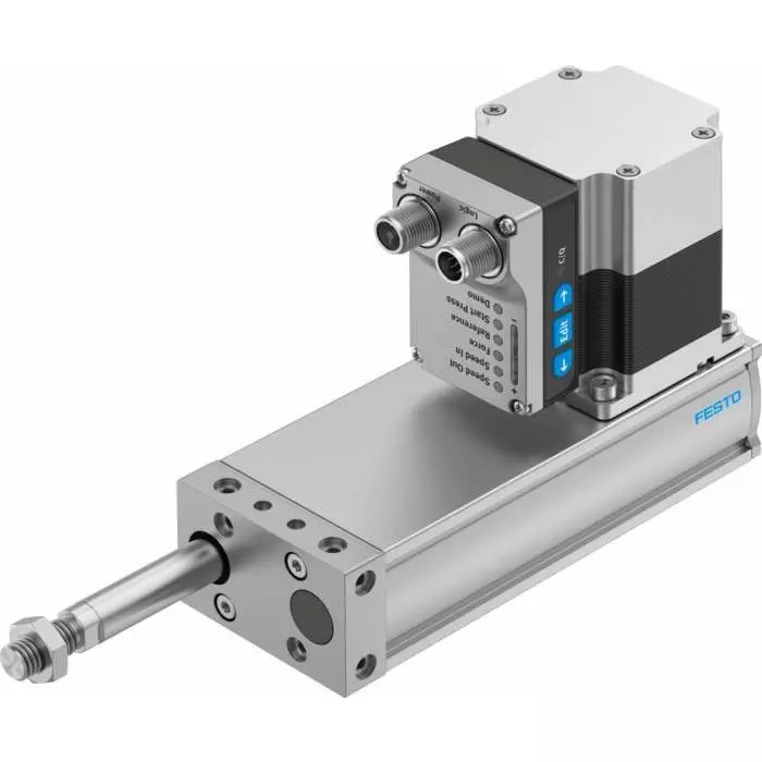 Festo Stepper Motor Linear Actuator EPCE 80 mm, 600 mm/s, 10 Kg, EPCE-TB-60-80-FL-MF-ST-M-H1-PLK-AA