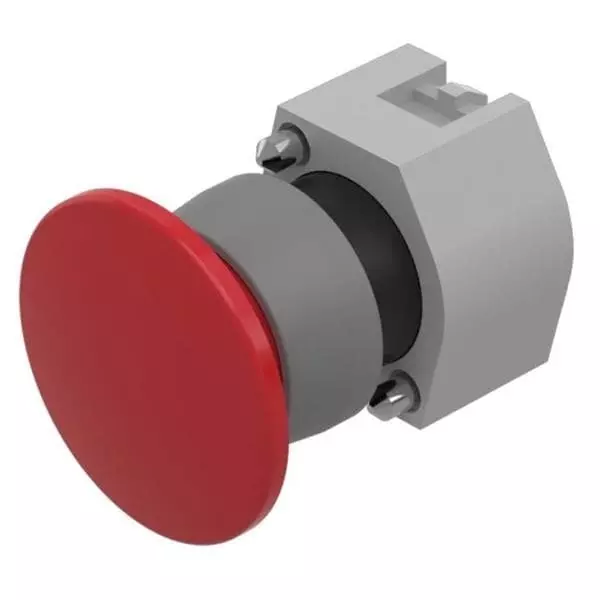 EAO Switch Actuator Gray for Emergency Stop Switches, 704.074.3