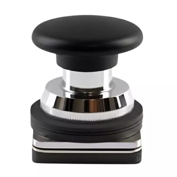 Teknic Non Illuminated Actuator Mushroom Momentary Black 40 mm Head Size, AM2