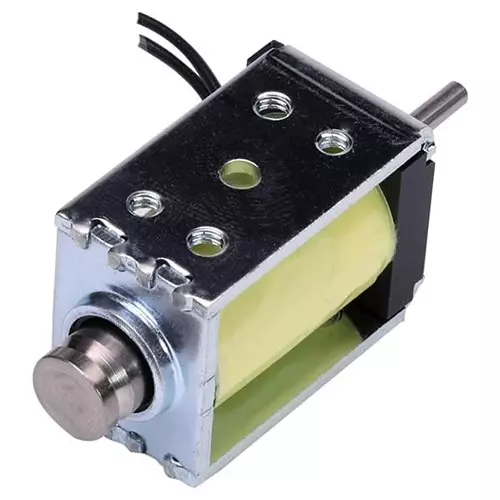 LEDEX DC Push Box Frame Solenoid 24 V 5.5 W 110.2 Ohms, B14HDP-253-B-4