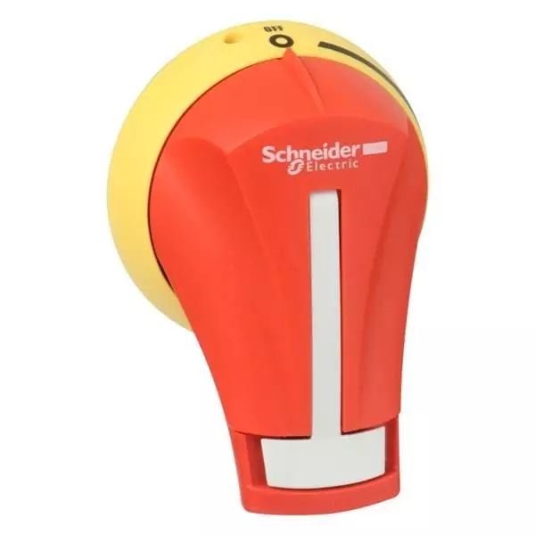 Schneider Electric Switch Actuator Red / Yellow for GS2 and LK Disconnect Switches, GS2AH420