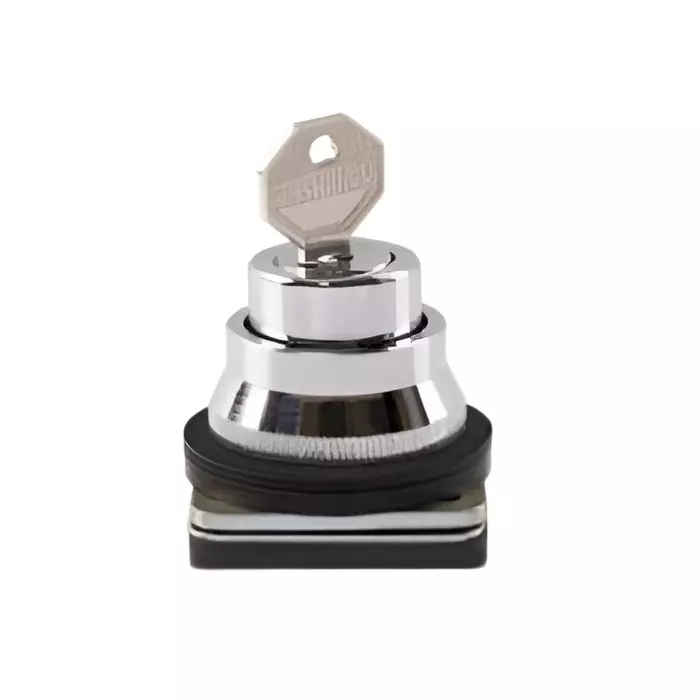 Teknic Non Illuminated Actuator Key Selector 2 Position Stayput Black, AK-2PB