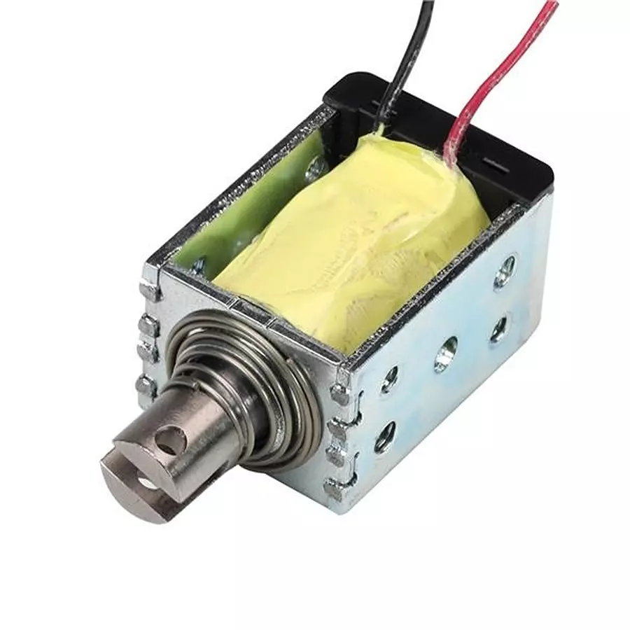 LEDEX Latching DC Pull Box Frame Solenoid 6 V 22 W 1.45 Ohms, B14HD-L-258-B-4