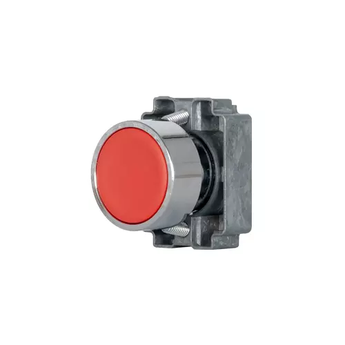 TNI 22.5 mm Cut Out Diameter Push Button Actuator with Metal Body, Red Color and IP65 Protection Rating, AM22-R