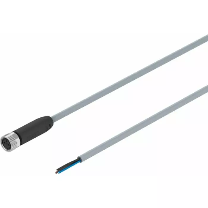 Festo Straight Female 3 way M8 to Straight 3 way Actuator/Sensor Cable, 2.5m, NEBA-M8G3-U-2.5-N-LE3