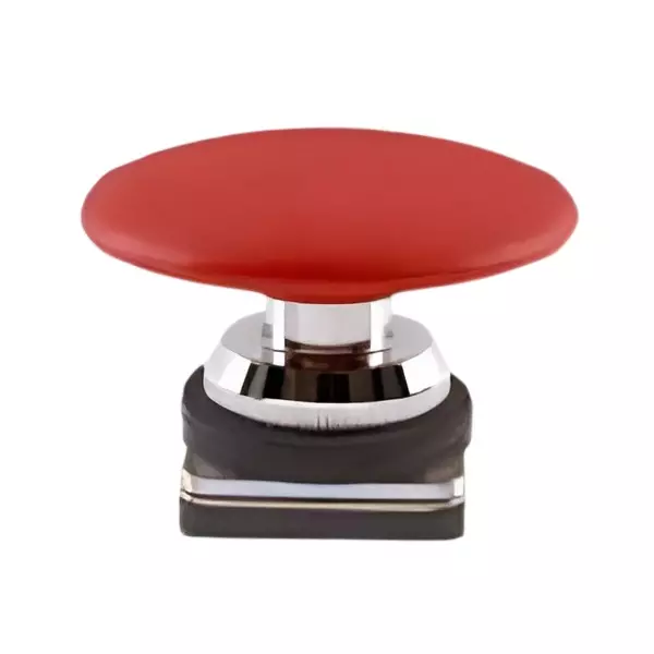 Teknic Non Illuminated Actuator Jumbo Mushroom Momentary Red 60 mm Head Size, AMJ4