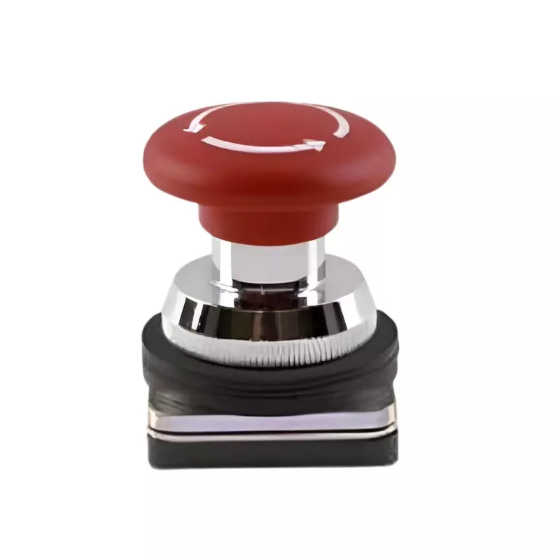 Teknic Non Illuminated Actuator Mushroom Latching Red 40 mm Head Size, AML4