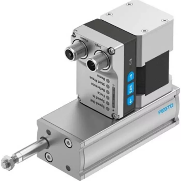 Festo Stepper Motor Linear Actuator EPCE 50 mm, 440 mm/s, 85 N, EPCE-TB-45-50-FL-ST-M-H1-PLK-AA
