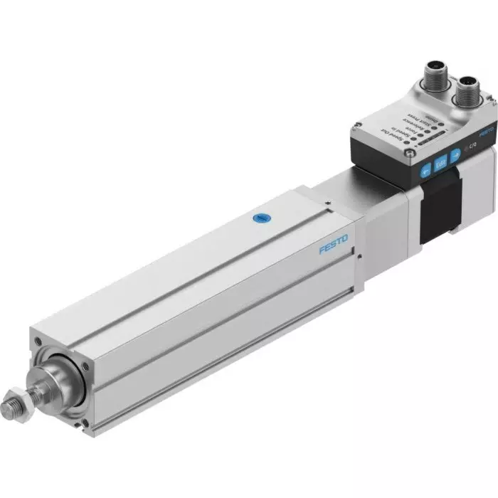 Festo Electric Cylinder Unit EPCS-BS 100 mm, 74 mm/s, 23 Kg, 60 Kg, EPCS-BS-45-100-3P-A-ST-M-H1-PLK-AA