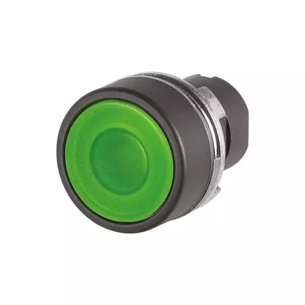 EAO Round Switch Actuator Black Illuminative Momentary OE 22.3 mm, 46-2231.11H0.000