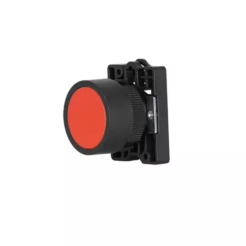 TNI Plastic Push Button Actuator Red Color 22.5 mm Cut Out Diameter and IP65 Rating, AP22-R