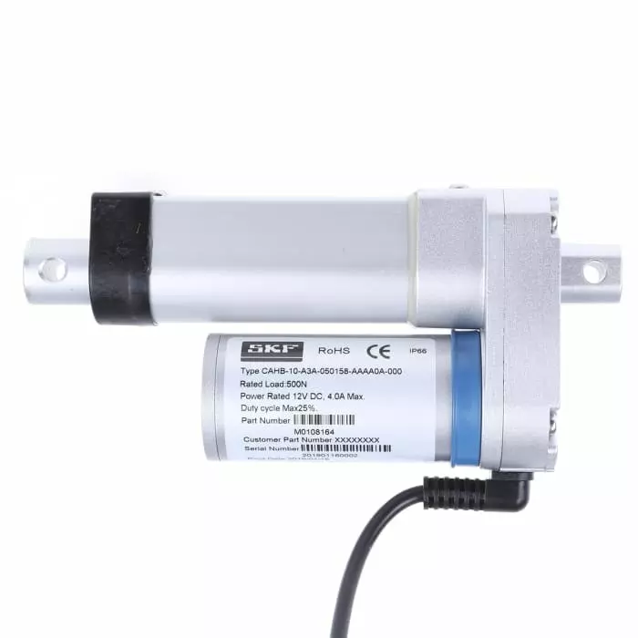 Ewellix Micro Linear Actuator 50 mm 12 V DC 500N 16 mm/s, CAHB-10-A3A-050158AAA000-000