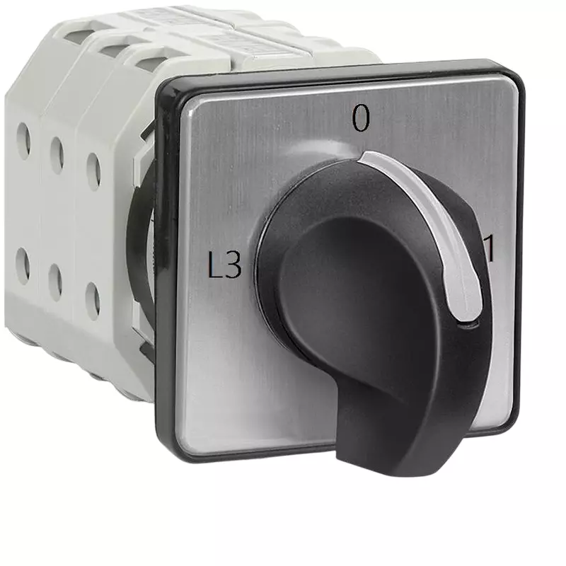 RS PRO Knob Actuator 50x50x97 mm Screw Terminal Knob 1NO 16 Amp 4 Positions, 2657689
