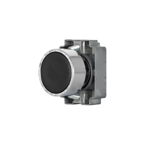 TNI 22.5 mm Cut Out Diameter Push Button Actuator with Metal Body, Black Color and IP65 Protection Rating, AM22-BK