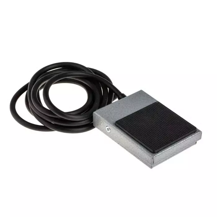 RS PRO Foot Switch Momentary On-Off Foot Switch Black, Grey , 170806