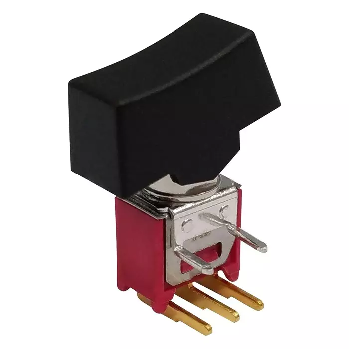 MULTICOMP PRO Rocker Switches ROCKER SWITCH, SPDT, 20V, BLACK, MP-R3-2B-C-SB5-G-13.