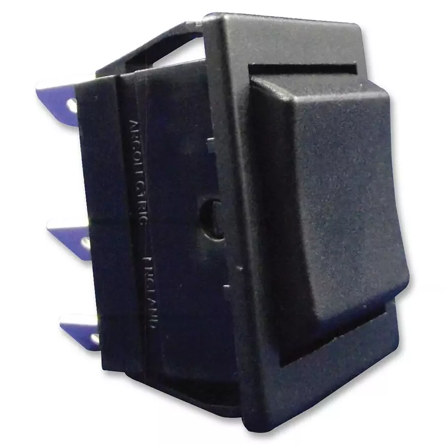 ARCOLECTRIC (BULGIN LIMITED) SWITCH, ROCKER, DPDT, (ON)-OFF-(ON), C1572ALAAA