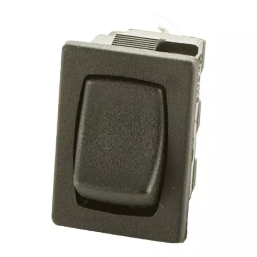 ARCOLECTRIC (BULGIN LIMITED) SWITCH, SPST, 6A, 250VAC, BLACK, H8601VBAAA