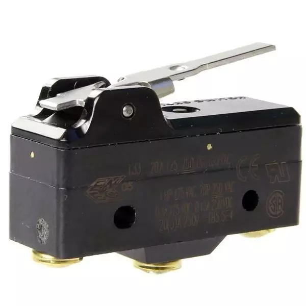 Honeywell Chassis Mount Basic Switch SPDT 250 V AC Screw Termination 20 Amp, BA-1RV111-A2