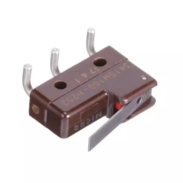 Honeywell PCB Mount Basic Switch SPDT 250 V AC Solder Pin, Right Angle 11 Amp, 341SM169-H252