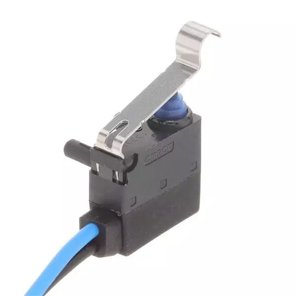 OMRON ELECTRONIC COMPONENTS Chassis Mount Basic Switch SPST-NO 125 V AC Wire Lead Termination 100 mA, 2 A, D2HW-BL273MR