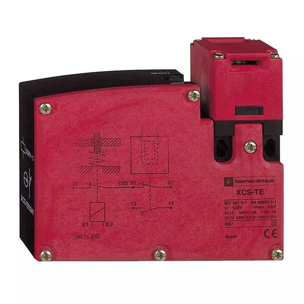 Telemecanique Safety Interlock Non-Illuminated Cable Termination 3 Amp DPDT 2 Position, XCSTE7311