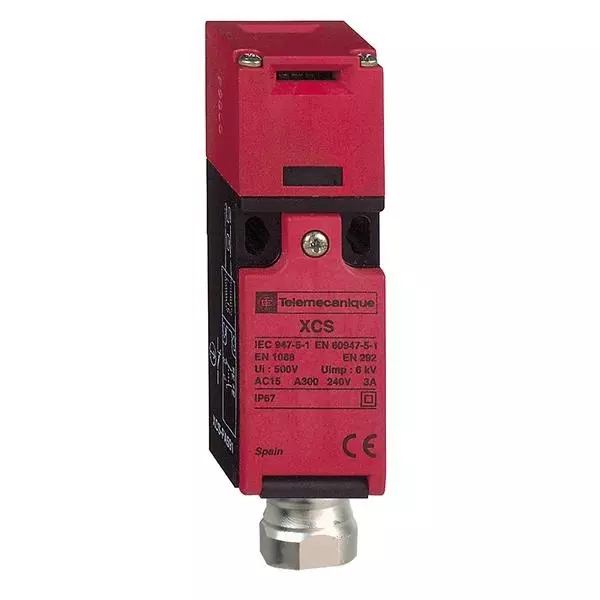 Telemecanique Safety Interlock Non-Illuminated Cable Termination 6 Amp DPDT 2 Position, XCSPA793